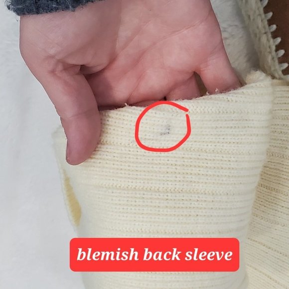 70s Cardigan Jacket Suede Belted Cream Brown Boho Western Sz S/M Retro VTG 1970s - Picture 11 of 13